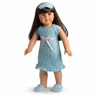 Blue Floral Nightgown | American Girl ...